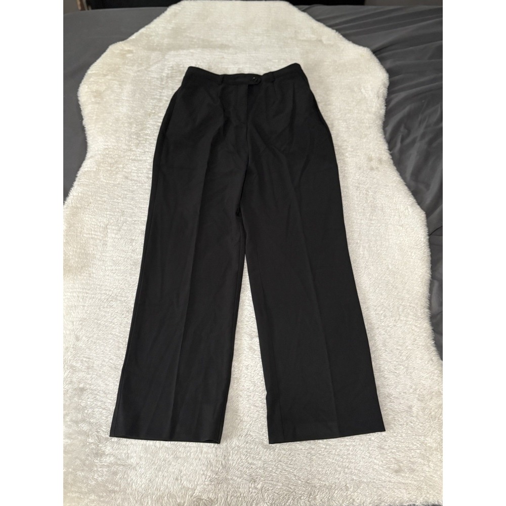 New Sag harbor Womens Black Stretch Dress Pants Size 6P NWT Straight NWT‎